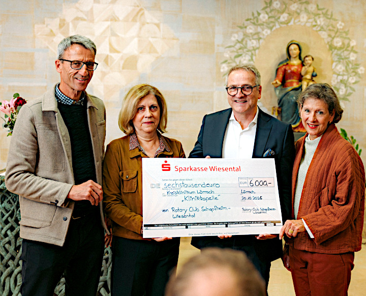 Rotary Club Schopfheim-Wiesental spendet 6.000 € für neue Klinikkapelle im Dreiland-Klinikum 10
