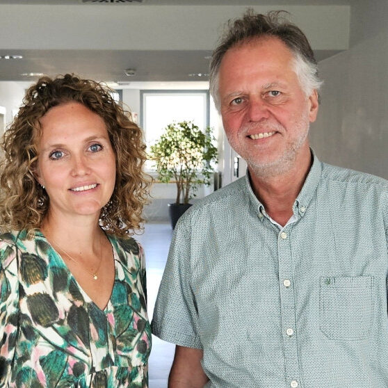 Fachärztin Vanessa Kolle und der Ärztliche Direktor Prof. Dr. Tilman Humpl (© Dreiland-Klinikum Lörrach)